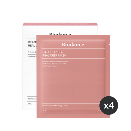 Biodance Bio Collagen Real Deep Mask – Coffret 4 masques hydrogel